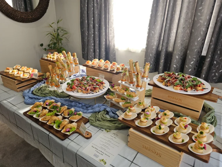 large-canape-buffet-spread-multi-dish-display-private-chef-catering